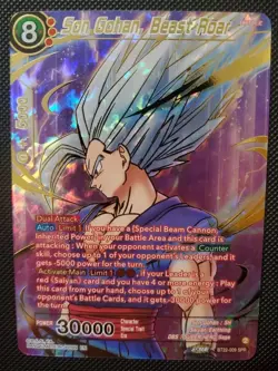 Dragon Ball Super Card Game - BT22-009 SPR - Son Gohan, Beast Roar *Near Mint* - Image 1