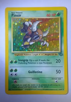 Pinsir 9/64 Jungle set Holo Rare Vintage 1999 WOTC Pokemon Card MP VERY GOOD - Image 1