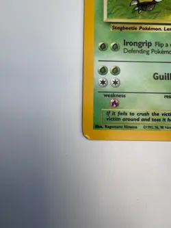 Pinsir Pokemon Card Holo 9/64 Jungle Set Rare Vintage 1999 Original LP - Image 5