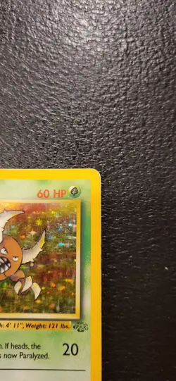 1999 Pokemon PINSIR Jungle Set HOLO Foil Rare Unlimited Edition Card 9/64 MP - Image 3