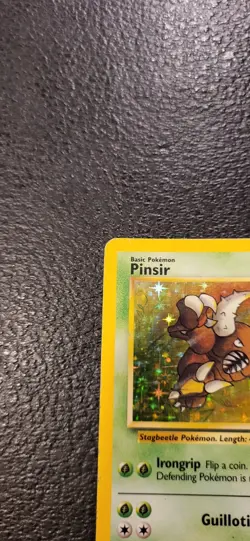 1999 Pokemon PINSIR Jungle Set HOLO Foil Rare Unlimited Edition Card 9/64 MP - Image 4