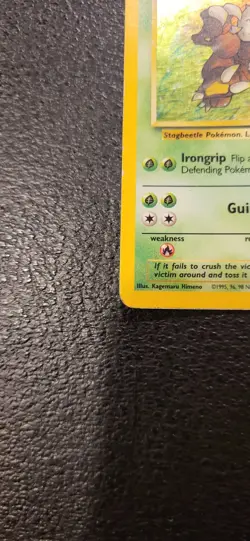 1999 Pokemon PINSIR Jungle Set HOLO Foil Rare Unlimited Edition Card 9/64 MP - Image 5