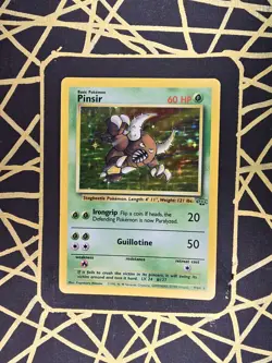 🔥 Pinsir 9/64 🔥 Original Holo Rare Jungle Set Pokemon Card WOTC TCG 1999 - Image 1