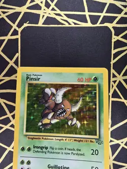 🔥 Pinsir 9/64 🔥 Original Holo Rare Jungle Set Pokemon Card WOTC TCG 1999 - Image 4