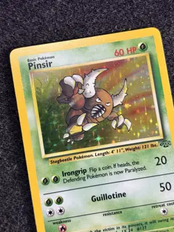 Pokemon Card Pinsir 9/64 Jungle Set 1999 Holo Rare WOTC Vintage TCG NM - Image 5