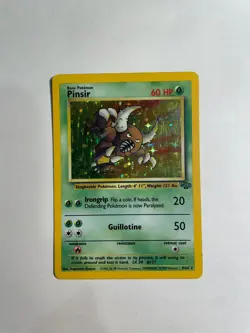 Pokemon Jungle - Pinsir 9/64 MP WoTC HOLO Card Base Set / Fossil/1999/Rare - Image 1