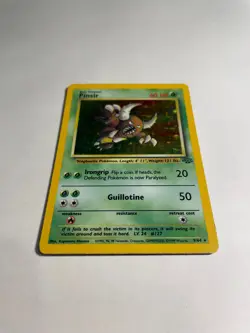 Pokemon Jungle - Pinsir 9/64 MP WoTC HOLO Card Base Set / Fossil/1999/Rare - Image 3