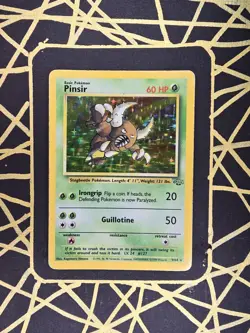 🔥 Pinsir 9/64 🔥 Original Holo Rare Jungle Set Pokemon Card WOTC TCG 1999 - Image 1
