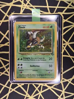 🔥 Pinsir 9/64 🔥 Original Holo Rare Jungle Set Pokemon Card WOTC TCG 1999 - Image 2