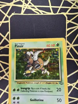 🔥 Pinsir 9/64 🔥 Original Holo Rare Jungle Set Pokemon Card WOTC TCG 1999 - Image 4
