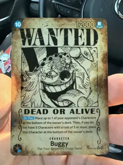 Buggy (051) (Wanted Poster) OP09-051 Emperors in the New World Foil - Image 1