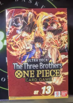 One Piece TCG English The Three Brothers Ultra Starter Deck ST-13 New Sealed - Image 1