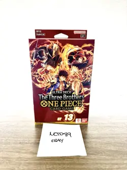 NEW SEALED One Piece TCG The Three Brothers Ultra Deck ST-13 ✅SHIPS IN 1 DAY✅ - Image 1