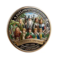 The Lord of the Rings - One Ring 25th Anniversary Commemorative Coin (2001-2026) - Image 1