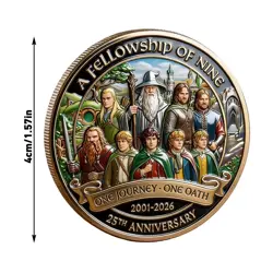 The Lord of the Rings - One Ring 25th Anniversary Commemorative Coin (2001-2026) - Image 2