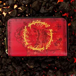 Loungefly The Lord of the Rings The One Ring Glow Zip Around Wallet - Image 1