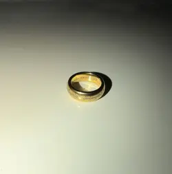 Weta Workshop - Lord Of The Rings: The One Ring Tungsten Gold Size 7 Jens Hansen - Image 4