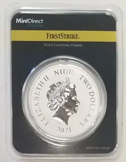 2021 Niue The One Ring 1oz .999 Silver APMEX #242040 TEP Lord Of The Rings - Image 2