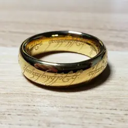 Lord of the Rings The One Ring Tungsten Jewelry Collection Best Gift - Image 1