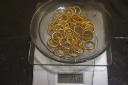 200 Grams HEAVY Gold Plated LORD OF THE RINGS THE ONE RING FOR GOLD RECOVERY - Image 1