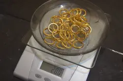 200 Grams HEAVY Gold Plated LORD OF THE RINGS THE ONE RING FOR GOLD RECOVERY - Image 2