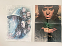 Lord Of the rings the fellowship of the rings + The One Ring movie posters 2001 - Image 1