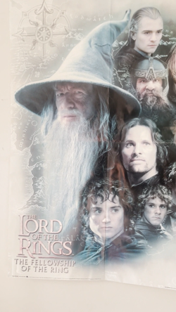 Lord Of the rings the fellowship of the rings + The One Ring movie posters 2001 - Image 2