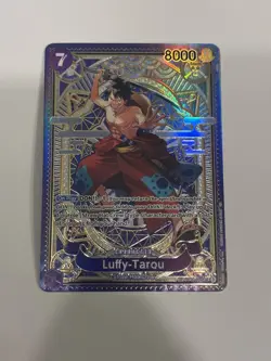 One Piece Luffy-Tarou OP11-SP Alternative Art ST18-005 a Fist of Divine Speed - Image 1
