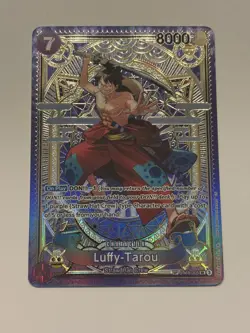 One Piece Luffy-Tarou OP11-SP Alternative Art ST18-005 a Fist of Divine Speed - Image 2
