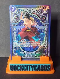 One Piece Luffy-Tarou OP11-SP Alternative Art ST18-005 a Fist of Divine Speed NM - Image 1