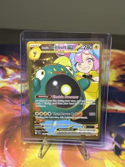 Iono's Bellibolt EX 188/159 Gold Hyper Rare Pokemon TCG Journey Together - Image 1