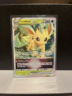 Leafeon Vstar 014/159 SWSH Crown Zenith Holo Ultra Rare Pokemon TCG Card NM/M - Image 1