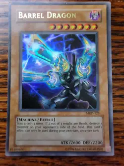 MP! - Yu-Gi-Oh! TCG Barrel Dragon Metal Raiders MRD-126 Unlimited Ultra Rare - Image 1