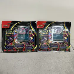 *NEW* Pokemon TCG: Phantasmal Flames Triple Blister Pack Bundle *FACTORY SEALED* - Image 1