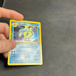 Gyarados 6/102 | WOTC Base Set Unlimited | Holo Rare | Pokemon Card Played - Image 2