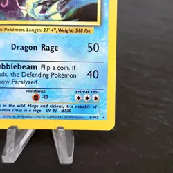 Gyarados Holo Rare 6/102 Base Set Pokemon Card 1999 WOTC Unlimited LP ⭐ - Image 5