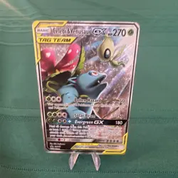 Pokemon Celebi & Venusaur GX TAG TEAM Promo Holo SM167 Single Card - Image 1
