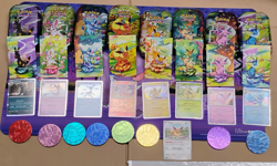 Pokemon Prismatic Evolution 8 Eeveelutions Cards w Mini Tin Art Sylveon Umbreon - Image 3