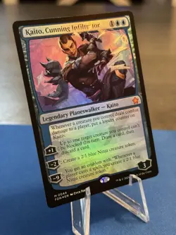 MTG / Kaito, Cunning Infiltrator / FDN / #0044 / FOIL / Mythic / NM - Image 1