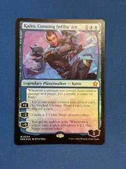 MTG / Kaito, Cunning Infiltrator / FDN / #0044 / FOIL / Mythic / NM - Image 2