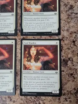 Soul Warden x4 4x PLAYSET White Creature MTG NM MM3 Unplayed - Image 5