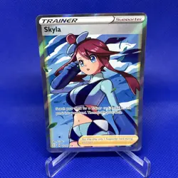 Pokemon TCG Skyla Breakpoint Trainer Full Art Ultra Rare Holo - Image 1