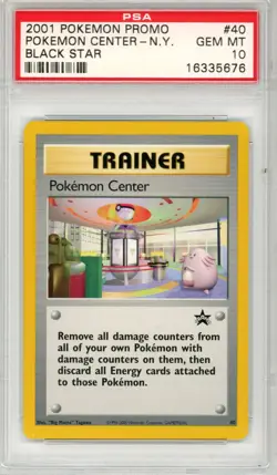 2001 Pokemon Promo Black Star Pokemon Center N. Y. #40 PSA 10 GEM MINT - Image 1