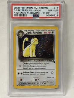 Pokemon TCG Dark Persian GM Promo Holo SWIRL 🌀 - Image 1