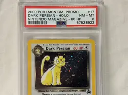 Pokemon TCG Dark Persian GM Promo Holo SWIRL 🌀 - Image 2