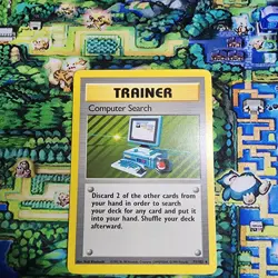 Computer Search - 71/102 - Base Set Unlimited Rare Trainer Pokemon TCG - LP/MP - Image 1