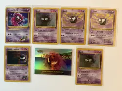 Gastly Pokemon Vintage Card Lot Topps, Base Set 2, Fossil - Image 1