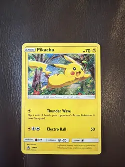 Pokemon TCG Pikachu Pokemon Promos SM04 Holo 2016 - Image 1