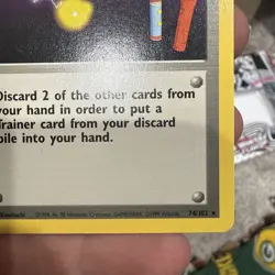 POKEMON ITEM FINDER 74/102 RARE TRAINER BASE SET LP-NM - Image 5