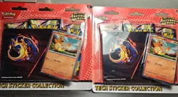 NEW Pokemon Mega Evolution Ascended Heroes 3 Pack Tech Sticker Collection (x2) - Image 1